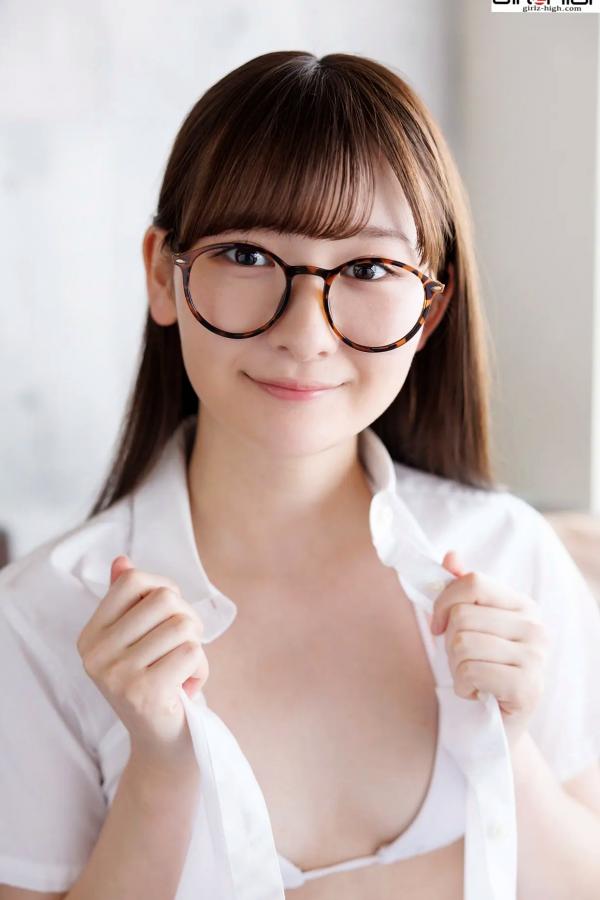    [Girlz-High] 近藤あさみ Asami Kondou：清新校服风演绎治愈系眼镜娘，展现迷人清纯学妹魅力 - bfaa_103_001第48张图片