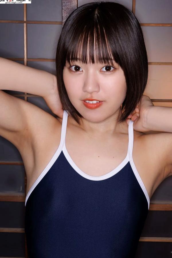    [Girlz-High] 香月りお (Anju Kouzuki) - 日系清爽短发连体泳衣私房写真 bfaa_102_001第17张图片