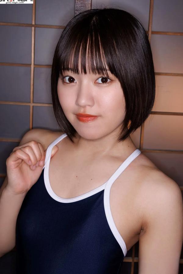    [Girlz-High] 香月りお (Anju Kouzuki) - 日系清爽短发连体泳衣私房写真 bfaa_102_001第19张图片
