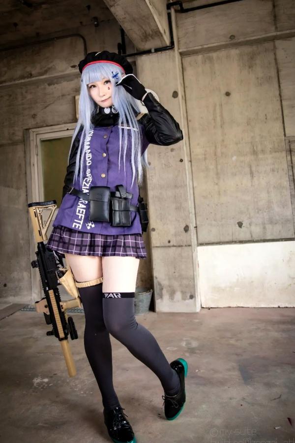    [Cosplay][my suite] Atsuki あつき - 战术少女角色扮演，制服诱惑与枪械美学的碰撞，极致美腿视觉盛宴第5张图片