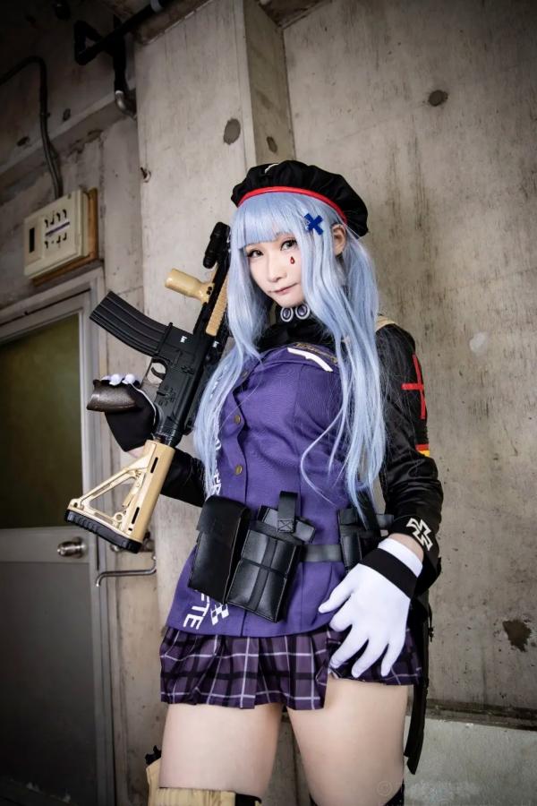    [Cosplay][my suite] Atsuki あつき - 战术少女角色扮演，制服诱惑与枪械美学的碰撞，极致美腿视觉盛宴第6张图片
