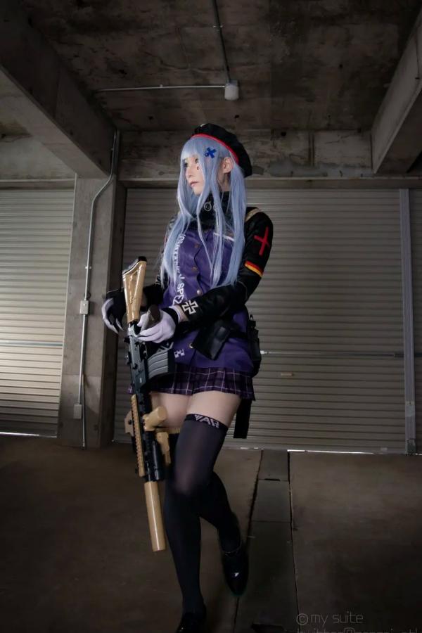    [Cosplay][my suite] Atsuki あつき - 战术少女角色扮演，制服诱惑与枪械美学的碰撞，极致美腿视觉盛宴第20张图片