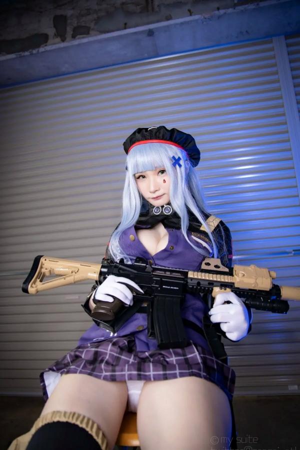    [Cosplay][my suite] Atsuki あつき - 战术少女角色扮演，制服诱惑与枪械美学的碰撞，极致美腿视觉盛宴第35张图片