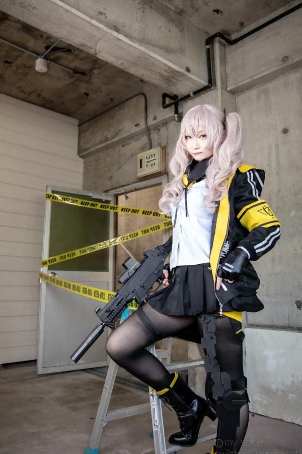    [Cosplay][my suite] Atsuki あつき - 战术少女角色扮演，制服诱惑与枪械美学的碰撞，极致美腿视觉盛宴第41张图片