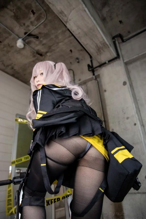    [Cosplay][my suite] Atsuki あつき - 战术少女角色扮演，制服诱惑与枪械美学的碰撞，极致美腿视觉盛宴第48张图片