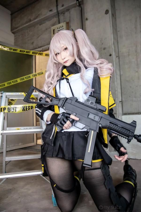   [Cosplay][my suite] Atsuki あつき - 战术少女角色扮演，制服诱惑与枪械美学的碰撞，极致美腿视觉盛宴第55张图片