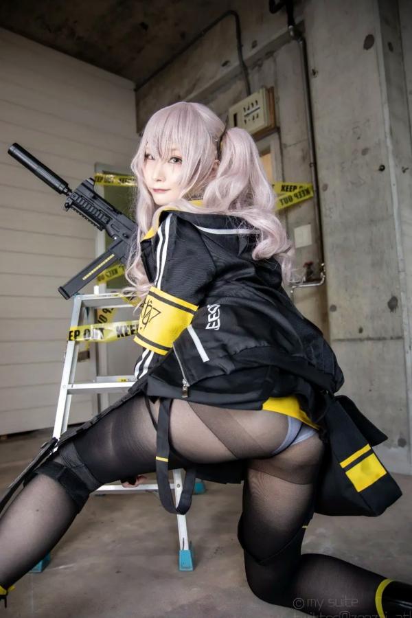    [Cosplay][my suite] Atsuki あつき - 战术少女角色扮演，制服诱惑与枪械美学的碰撞，极致美腿视觉盛宴第56张图片