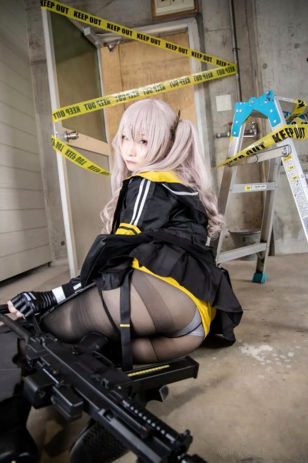    [Cosplay][my suite] Atsuki あつき - 战术少女角色扮演，制服诱惑与枪械美学的碰撞，极致美腿视觉盛宴第63张图片