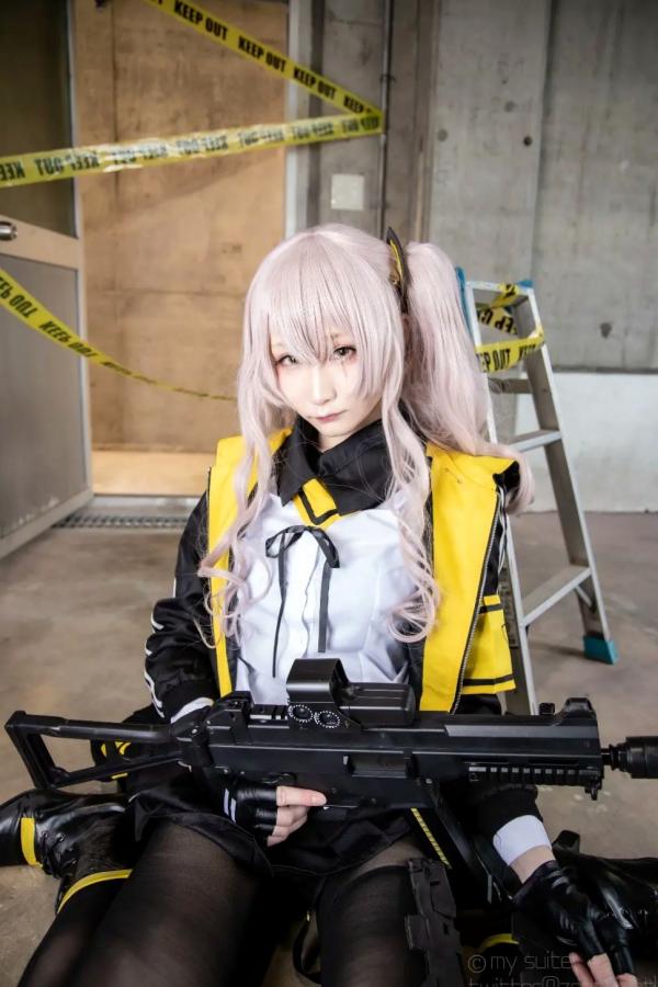    [Cosplay][my suite] Atsuki あつき - 战术少女角色扮演，制服诱惑与枪械美学的碰撞，极致美腿视觉盛宴第66张图片