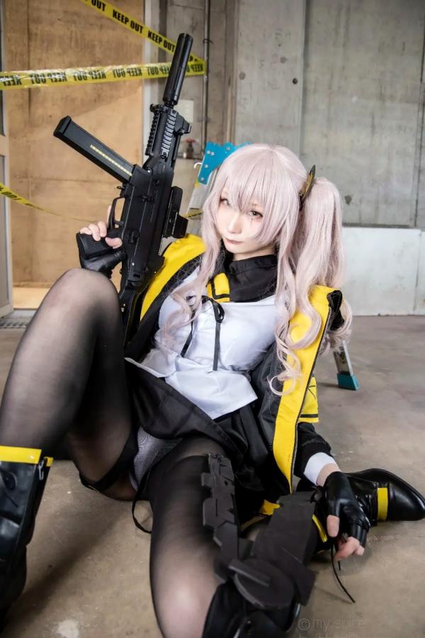    [Cosplay][my suite] Atsuki あつき - 战术少女角色扮演，制服诱惑与枪械美学的碰撞，极致美腿视觉盛宴第69张图片