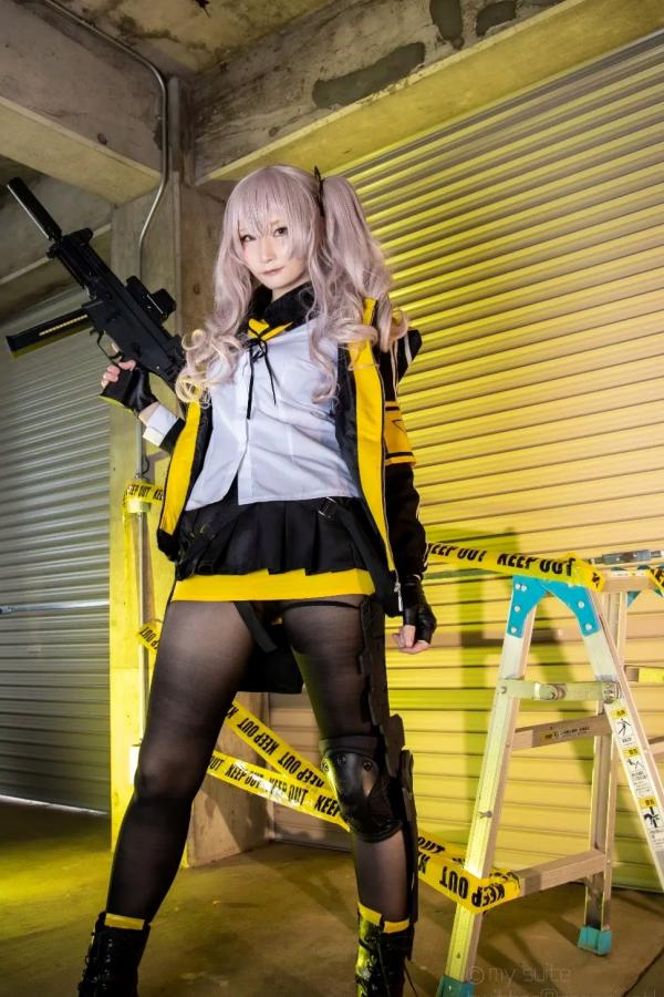    [Cosplay][my suite] Atsuki あつき - 战术少女角色扮演，制服诱惑与枪械美学的碰撞，极致美腿视觉盛宴第78张图片
