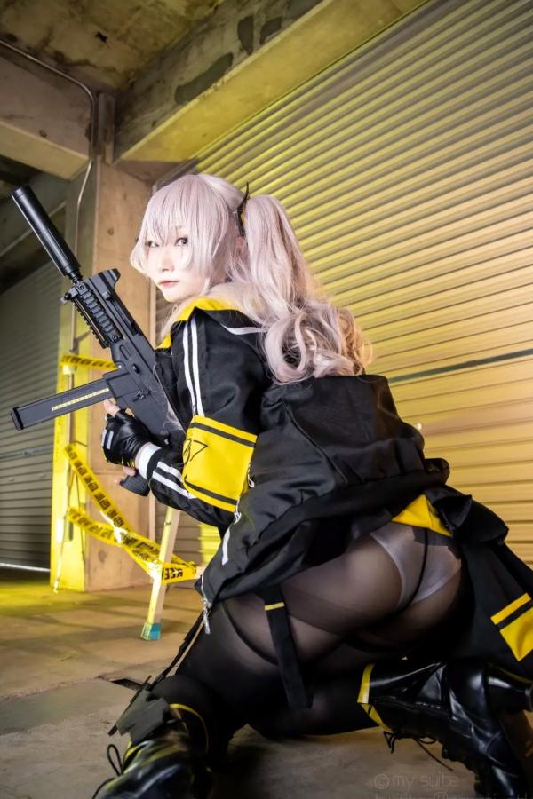    [Cosplay][my suite] Atsuki あつき - 战术少女角色扮演，制服诱惑与枪械美学的碰撞，极致美腿视觉盛宴第91张图片