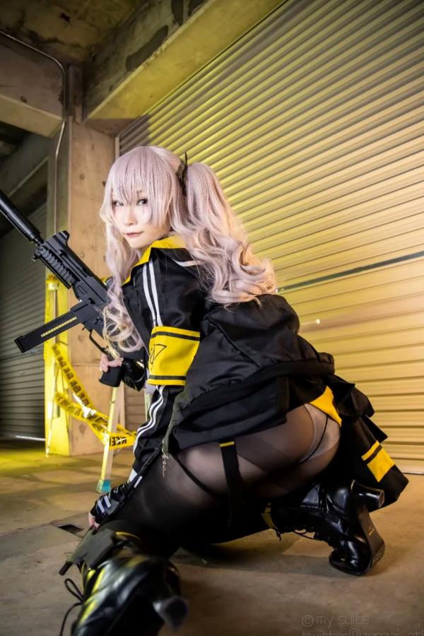    [Cosplay][my suite] Atsuki あつき - 战术少女角色扮演，制服诱惑与枪械美学的碰撞，极致美腿视觉盛宴第92张图片