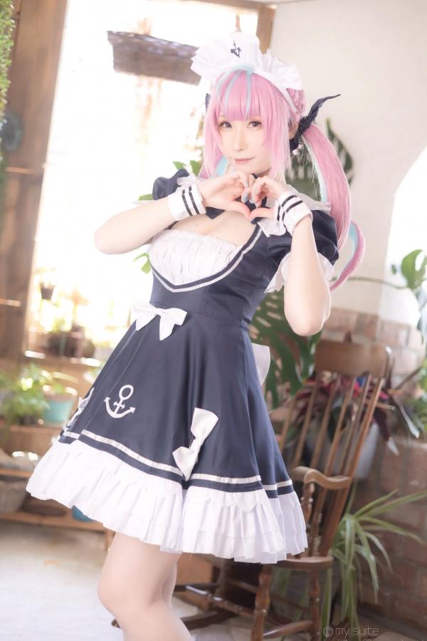    [Cosplay] Atsuki あつき｜精致女仆装扮 梦幻粉色双马尾二次元少女 甜美与魅惑交织 治愈系私房写真第2张图片