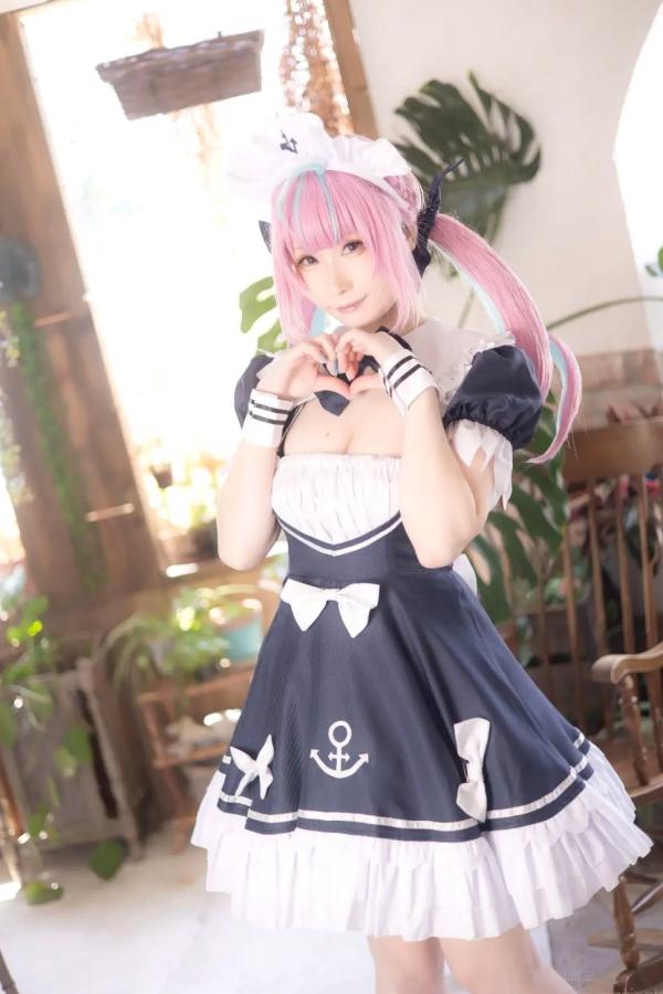    [Cosplay] Atsuki あつき｜精致女仆装扮 梦幻粉色双马尾二次元少女 甜美与魅惑交织 治愈系私房写真第3张图片