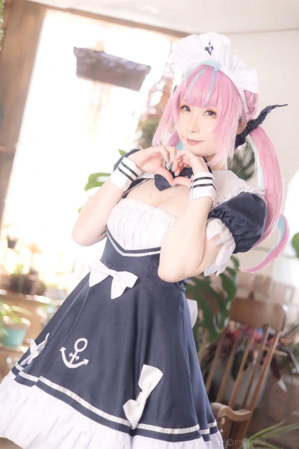    [Cosplay] Atsuki あつき｜精致女仆装扮 梦幻粉色双马尾二次元少女 甜美与魅惑交织 治愈系私房写真第4张图片