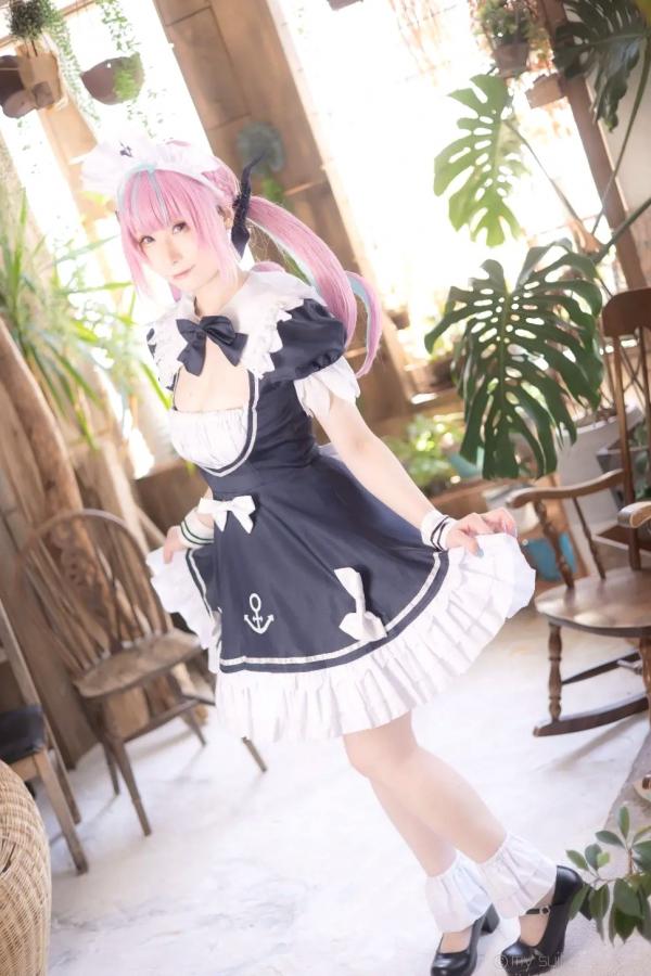    [Cosplay] Atsuki あつき｜精致女仆装扮 梦幻粉色双马尾二次元少女 甜美与魅惑交织 治愈系私房写真第8张图片