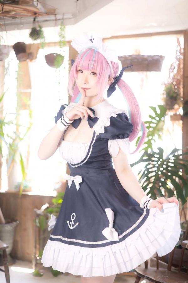    [Cosplay] Atsuki あつき｜精致女仆装扮 梦幻粉色双马尾二次元少女 甜美与魅惑交织 治愈系私房写真第9张图片