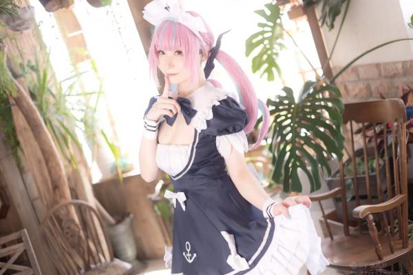    [Cosplay] Atsuki あつき｜精致女仆装扮 梦幻粉色双马尾二次元少女 甜美与魅惑交织 治愈系私房写真第11张图片