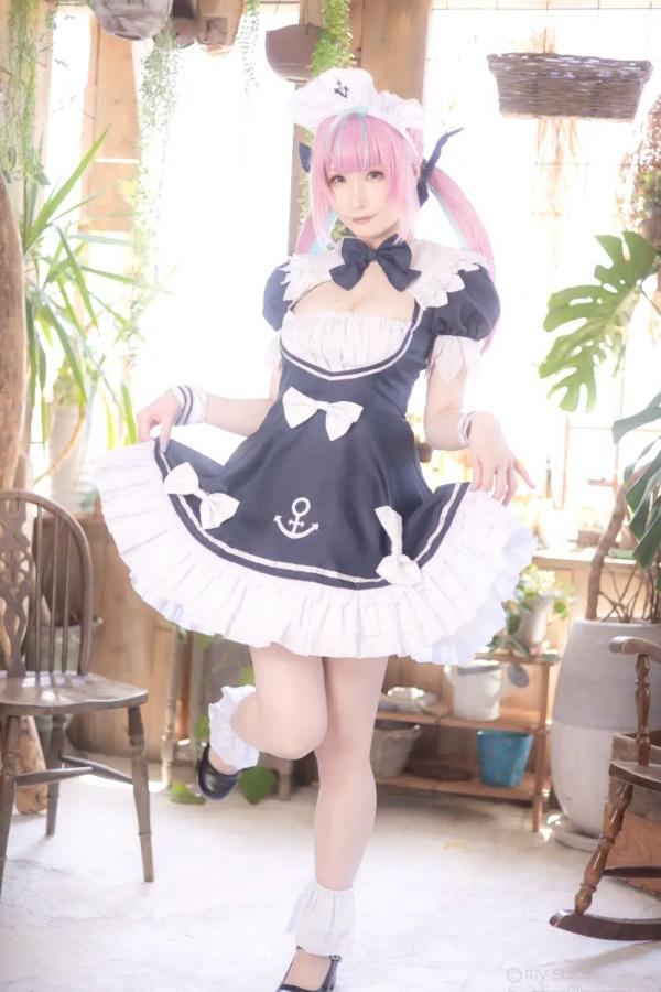    [Cosplay] Atsuki あつき｜精致女仆装扮 梦幻粉色双马尾二次元少女 甜美与魅惑交织 治愈系私房写真第12张图片