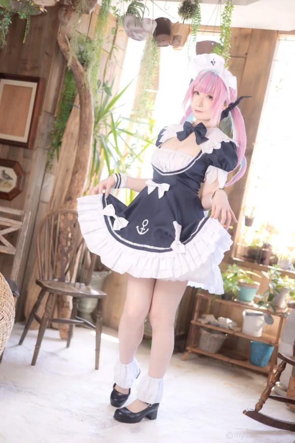    [Cosplay] Atsuki あつき｜精致女仆装扮 梦幻粉色双马尾二次元少女 甜美与魅惑交织 治愈系私房写真第13张图片