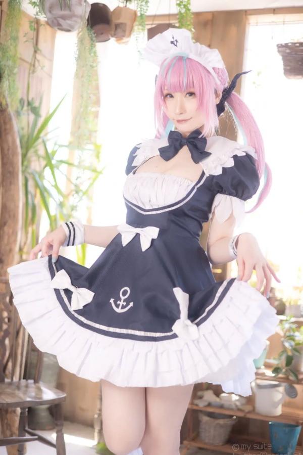    [Cosplay] Atsuki あつき｜精致女仆装扮 梦幻粉色双马尾二次元少女 甜美与魅惑交织 治愈系私房写真第14张图片