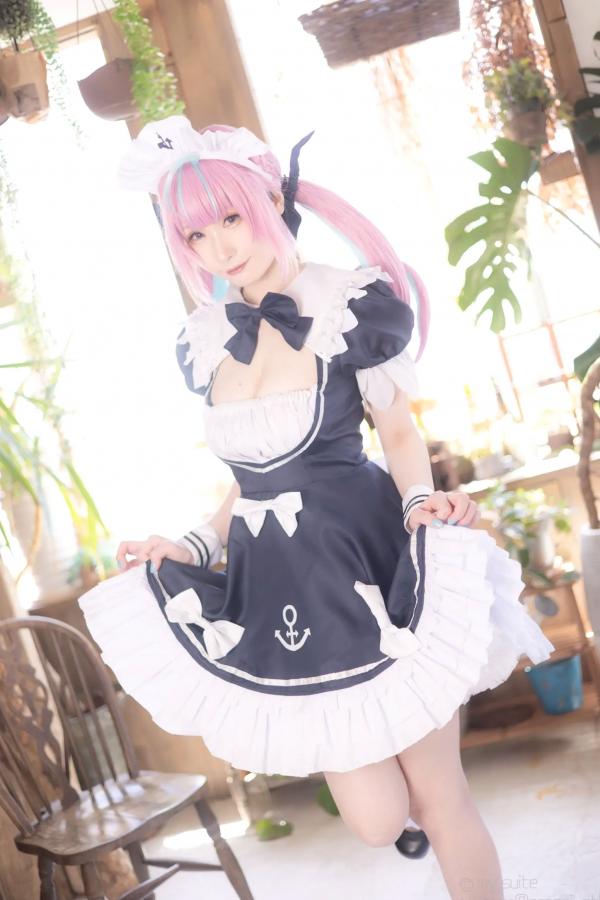    [Cosplay] Atsuki あつき｜精致女仆装扮 梦幻粉色双马尾二次元少女 甜美与魅惑交织 治愈系私房写真第15张图片