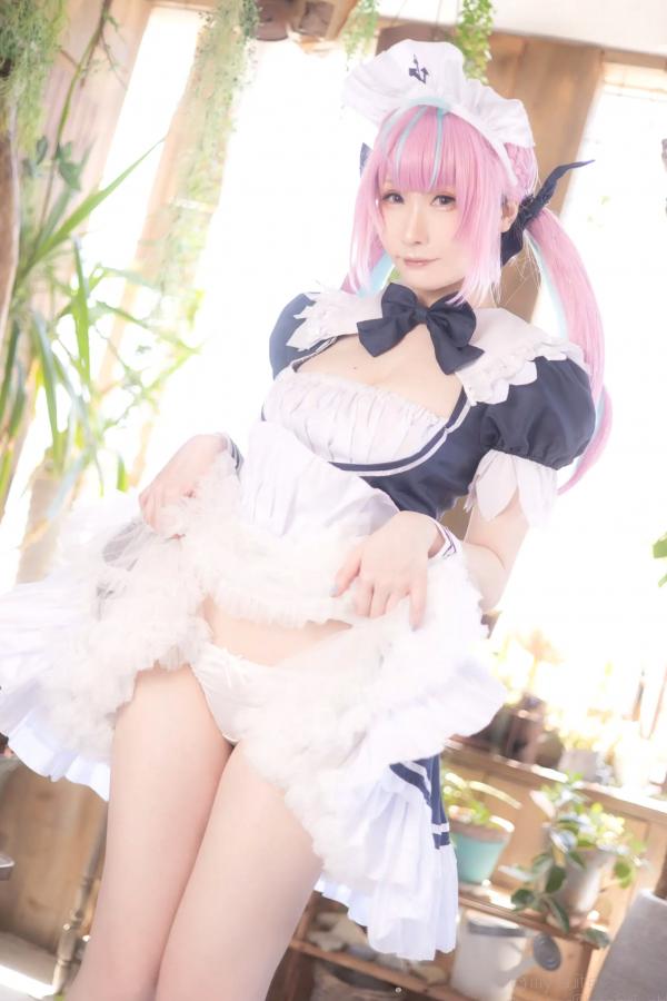    [Cosplay] Atsuki あつき｜精致女仆装扮 梦幻粉色双马尾二次元少女 甜美与魅惑交织 治愈系私房写真第17张图片