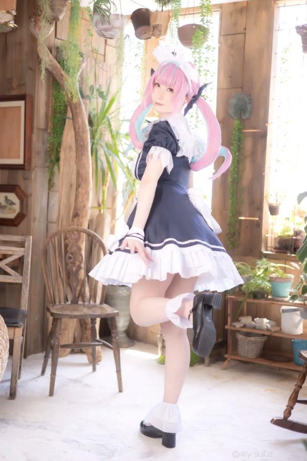    [Cosplay] Atsuki あつき｜精致女仆装扮 梦幻粉色双马尾二次元少女 甜美与魅惑交织 治愈系私房写真第21张图片