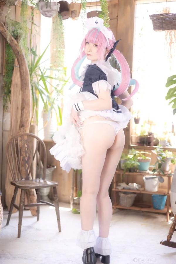    [Cosplay] Atsuki あつき｜精致女仆装扮 梦幻粉色双马尾二次元少女 甜美与魅惑交织 治愈系私房写真第27张图片