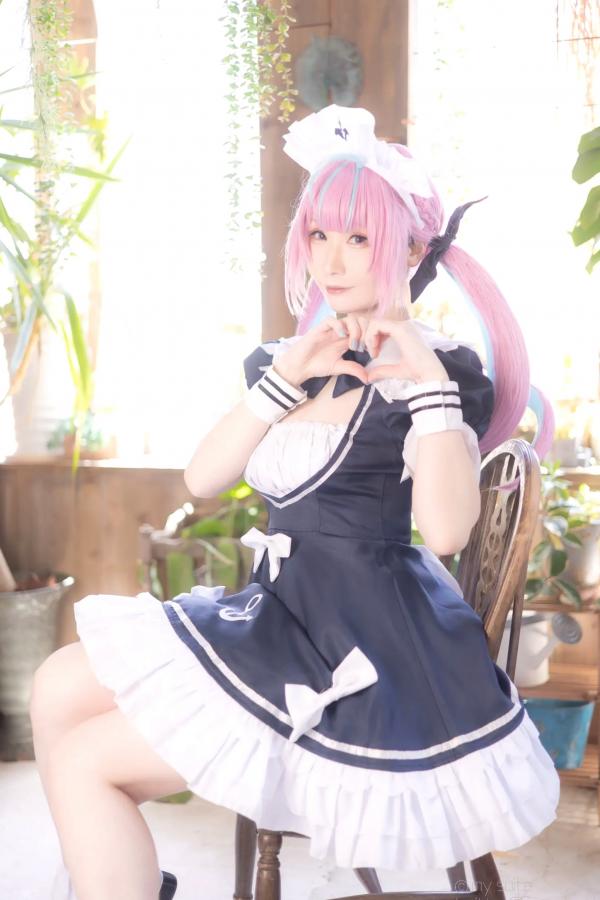    [Cosplay] Atsuki あつき｜精致女仆装扮 梦幻粉色双马尾二次元少女 甜美与魅惑交织 治愈系私房写真第71张图片