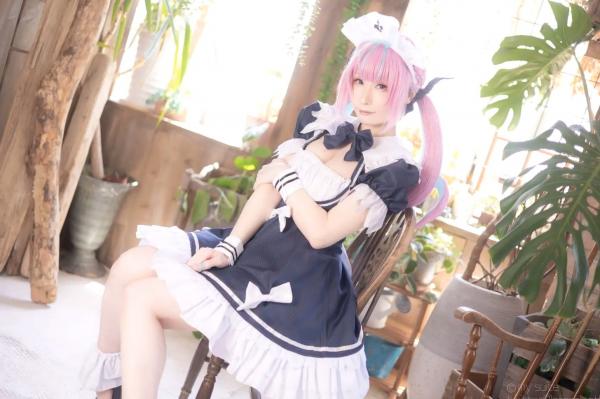    [Cosplay] Atsuki あつき｜精致女仆装扮 梦幻粉色双马尾二次元少女 甜美与魅惑交织 治愈系私房写真第72张图片