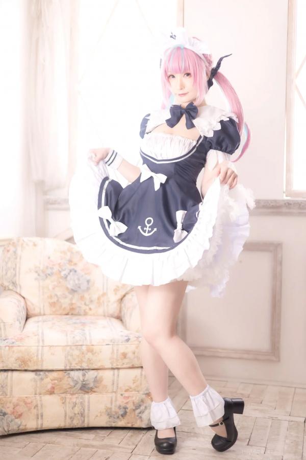    [Cosplay] Atsuki あつき｜精致女仆装扮 梦幻粉色双马尾二次元少女 甜美与魅惑交织 治愈系私房写真第80张图片