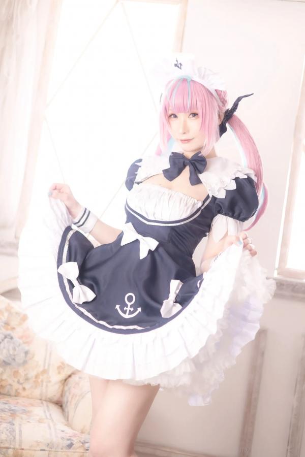    [Cosplay] Atsuki あつき｜精致女仆装扮 梦幻粉色双马尾二次元少女 甜美与魅惑交织 治愈系私房写真第81张图片