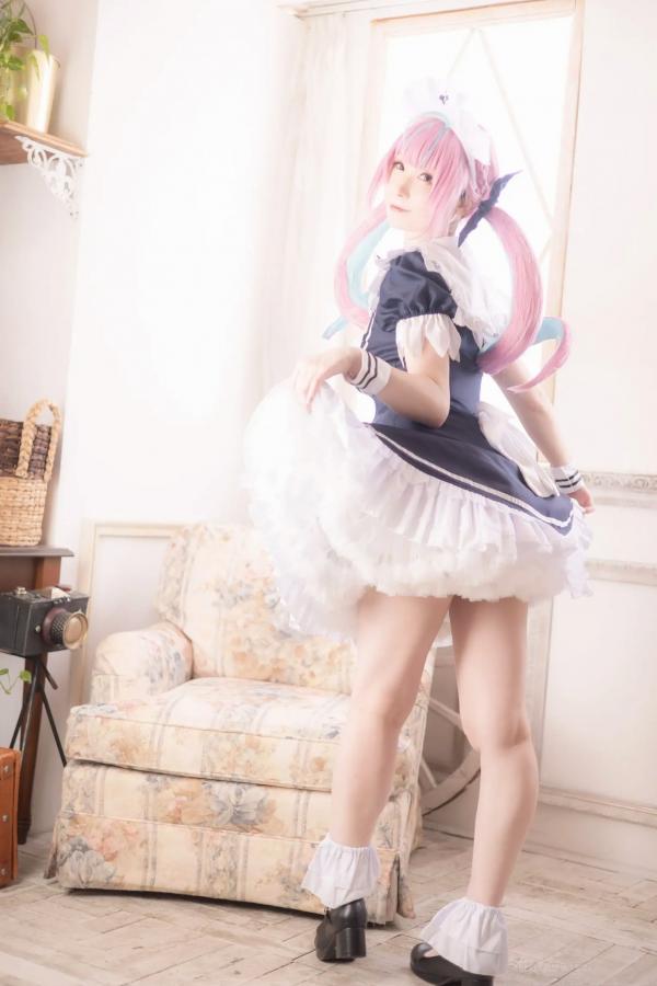    [Cosplay] Atsuki あつき｜精致女仆装扮 梦幻粉色双马尾二次元少女 甜美与魅惑交织 治愈系私房写真第84张图片