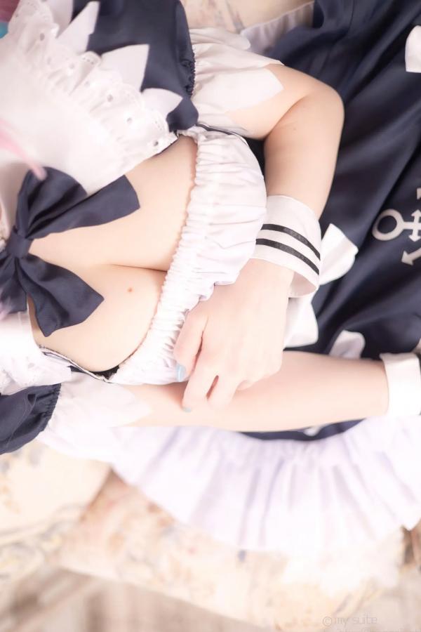    [Cosplay] Atsuki あつき｜精致女仆装扮 梦幻粉色双马尾二次元少女 甜美与魅惑交织 治愈系私房写真第92张图片
