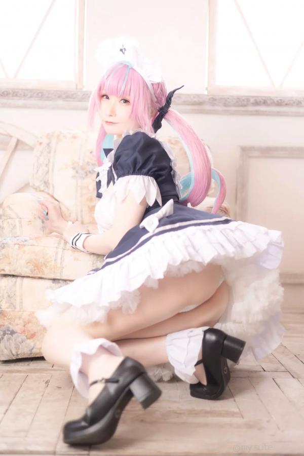    [Cosplay] Atsuki あつき｜精致女仆装扮 梦幻粉色双马尾二次元少女 甜美与魅惑交织 治愈系私房写真第106张图片