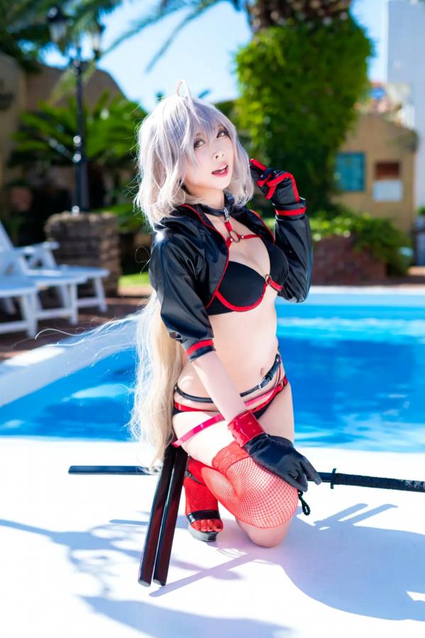    [Cosplay][KURUPIKA] Reku Momoiro 桃色れく - ふたつの竜の魔女第43张图片