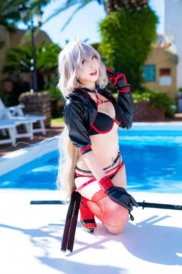    [Cosplay][KURUPIKA] Reku Momoiro 桃色れく - ふたつの竜の魔女第45张图片