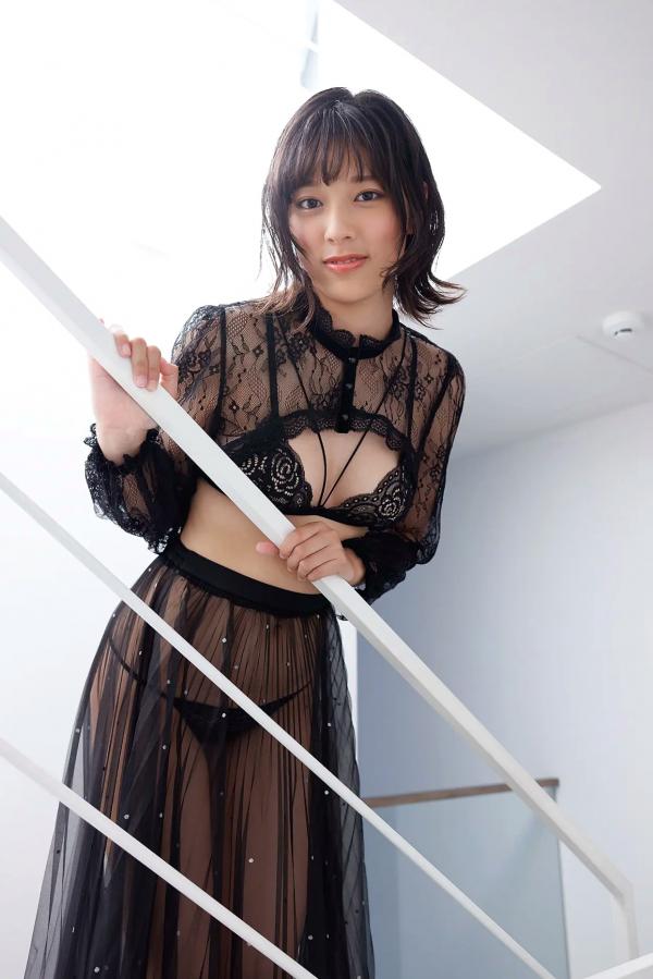    [Minisuka.tv] Eyu Hirayama 平山えゆ：黑色蕾丝透视纱裙，极品诱惑私房女神写真第40张图片