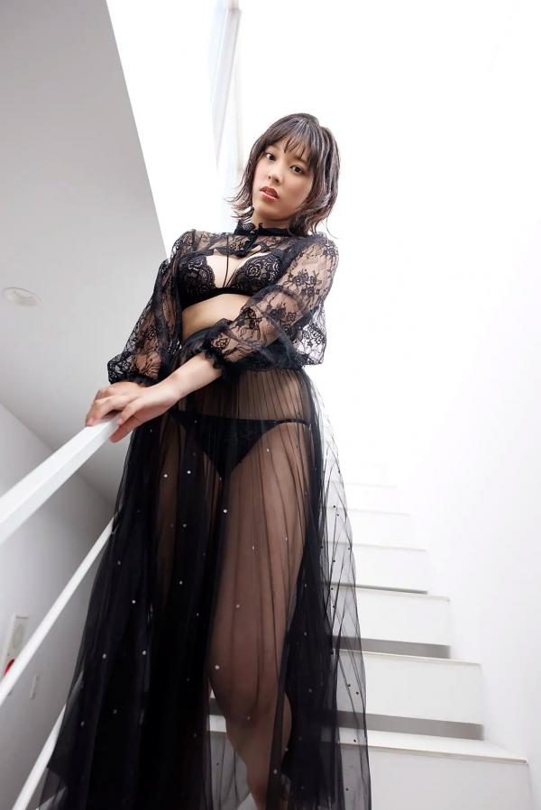    [Minisuka.tv] Eyu Hirayama 平山えゆ：黑色蕾丝透视纱裙，极品诱惑私房女神写真第54张图片