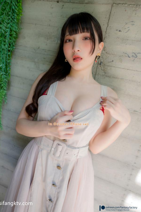    Fantasy-Factory 小丁Ding 2021年10月私房写真：狐妖角色扮演与性感内衣视觉盛宴第9张图片