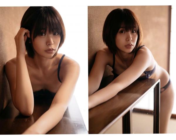    真中つぐ - 恋愛情緒：短发清纯美女私房照，尽显优雅与细腻肤质的治愈系视觉盛宴第45张图片