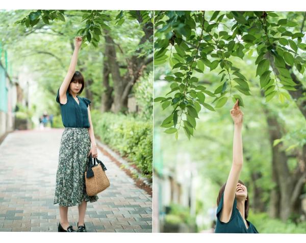    真中つぐ - 恋愛情緒：短发清纯美女私房照，尽显优雅与细腻肤质的治愈系视觉盛宴第73张图片