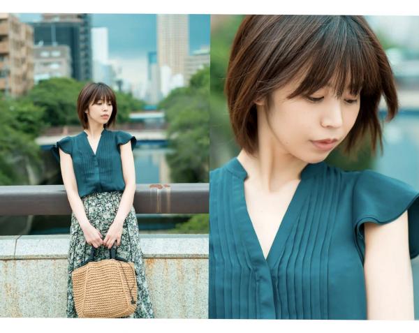    真中つぐ - 恋愛情緒：短发清纯美女私房照，尽显优雅与细腻肤质的治愈系视觉盛宴第77张图片