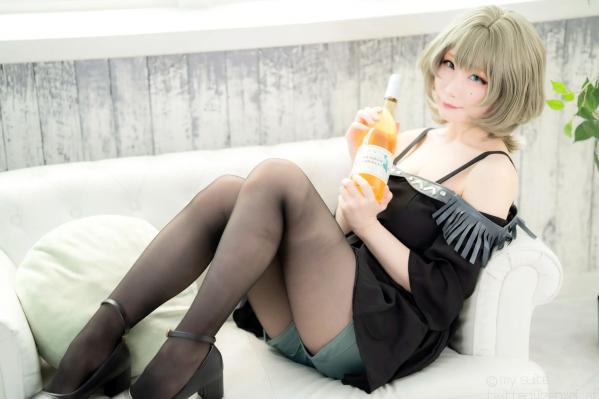    [Cosplay][my suite] Atsuki あつき - suite Blessing 角色扮演写真：清纯短发搭配黑丝蕾丝诱惑，唯美私房摄影风格第16张图片