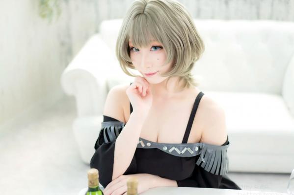    [Cosplay][my suite] Atsuki あつき - suite Blessing 角色扮演写真：清纯短发搭配黑丝蕾丝诱惑，唯美私房摄影风格第43张图片