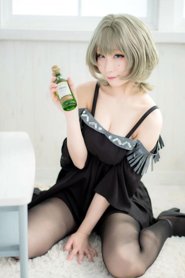   [Cosplay][my suite] Atsuki あつき - suite Blessing 角色扮演写真：清纯短发搭配黑丝蕾丝诱惑，唯美私房摄影风格第55张图片