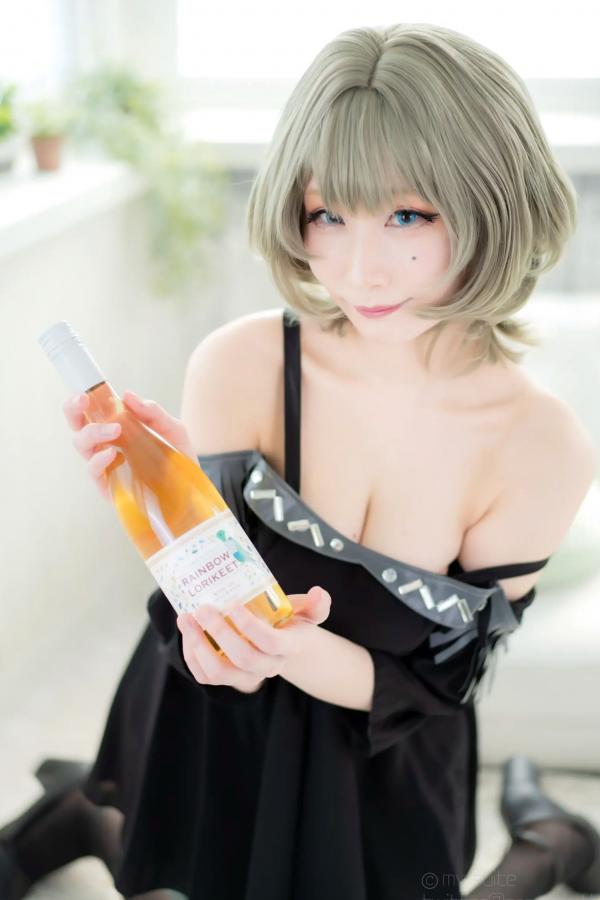    [Cosplay][my suite] Atsuki あつき - suite Blessing 角色扮演写真：清纯短发搭配黑丝蕾丝诱惑，唯美私房摄影风格第57张图片