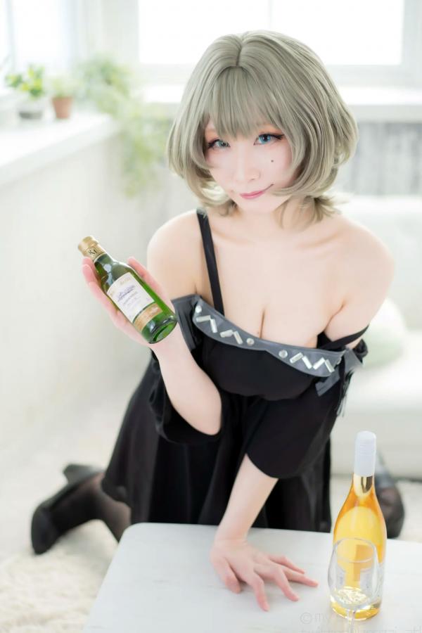    [Cosplay][my suite] Atsuki あつき - suite Blessing 角色扮演写真：清纯短发搭配黑丝蕾丝诱惑，唯美私房摄影风格第58张图片